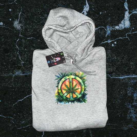 CannaPeace Hoodie Grey