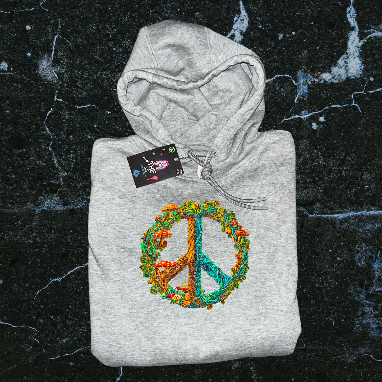 Mushy peace Hoodie Grey