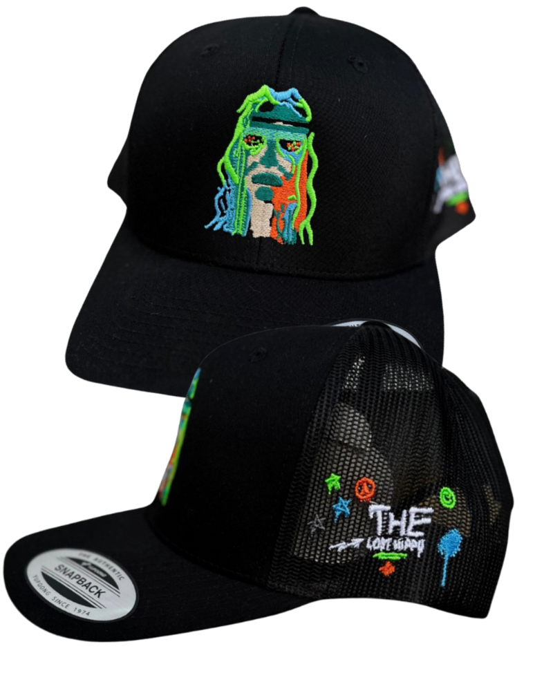 Black OG Snapback - Neon Green