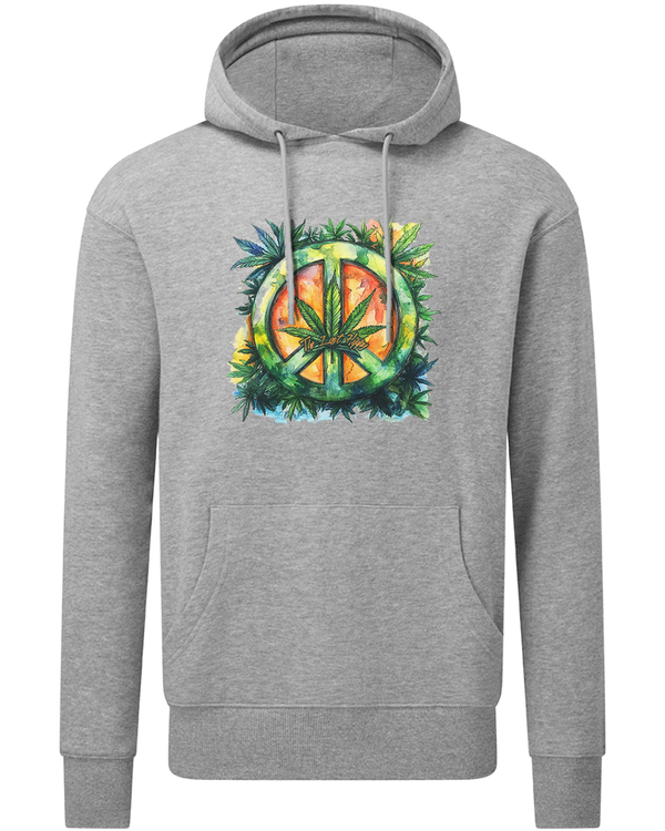 CannaPeace Hoodie Grey